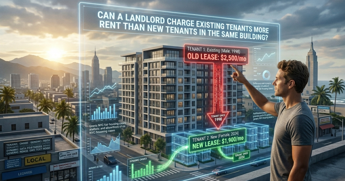 Can a Landlord Charge Existing Tenants More Rent Than New Tenants in the Same Building?